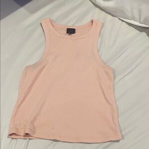 Women's Pink Sleeveless Top